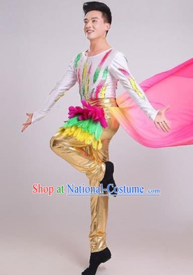 Chinese Traditional Classical Dance Costume Folk Dance Stage Performance Clothing for Men