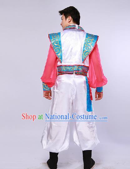 Chinese Traditional Ethnic Dance Costume Mongol Nationality Dance Stage Performance Clothing for Men