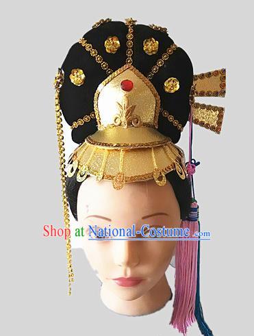 Chinese Traditional Classical Dance Hair Accessories Peri Dance Headwear for Women