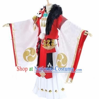 Chinese Traditional Ancient Swordsman Costume Cosplay Royal Highness Clothing for Men