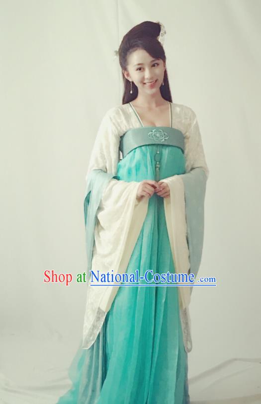 Drama Queen Dugu Ancient Hanfu Dress Chinese Sui Dynasty Princess Historical Costume for Women