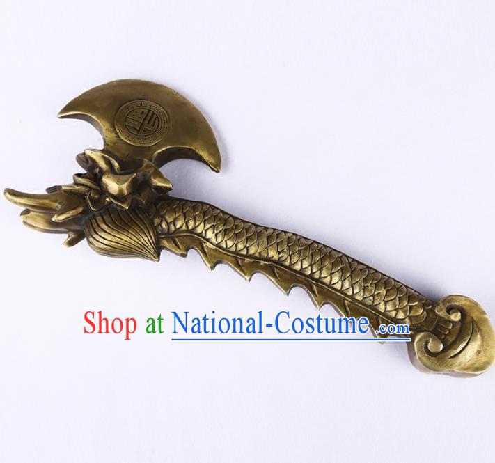 Chinese Traditional Feng Shui Items Buddhism Brass Axe Decoration