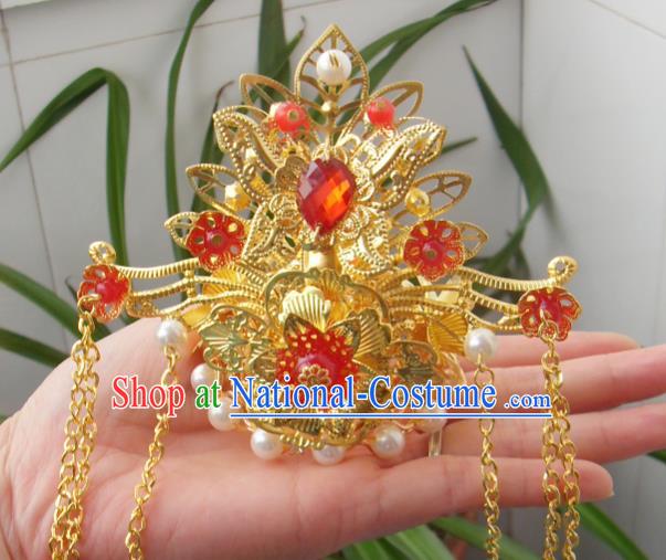 Chinese Traditional Goddess Hair Accessories Ancient Hairpins Phoenix Coronet for Women