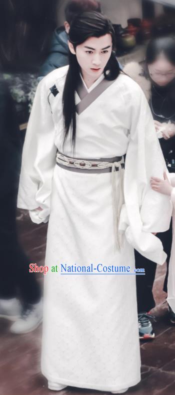 Chinese Ancient Sui Dynasty Nobility Childe Swordsman Yang Jian Historical Costume for Men