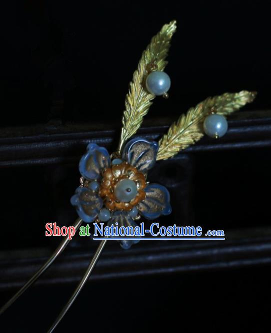 Traditional Chinese Hanfu Flower Hair Clip Hair Accessories Ancient Imperial Consort Hairpins for Women