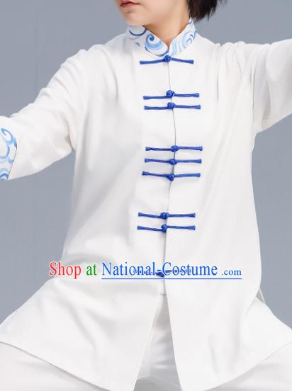 Asian Chinese Martial Arts Wushu Costume Traditional Tai Ji Tang Suit Kung Fu Training Uniform for Women