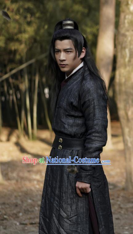 Chinese Ancient Assassin Hanfu Clothing Tang Dynasty Swordsman Historical Costume for Men