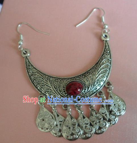 Chinese Ancient Eyebrows Pendant Traditional Han Dynasty Palace Princess Hair Accessories for Women