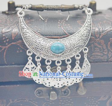 Chinese Ancient Princess Eyebrows Pendant Traditional Han Dynasty Palace Hair Accessories for Women