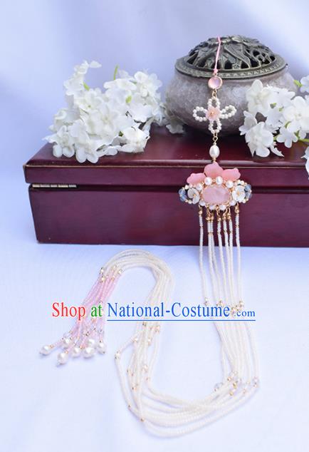 Handmade Chinese Ancient Princess Tassel Pendant Traditional Hanfu Waist Accessories for Women