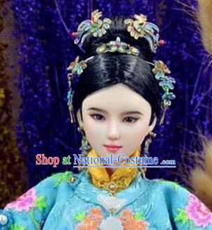 Chinese Ancient Ming Dynasty Imperial Consort Hairpins Traditional Hanfu Hair Accessories for Women