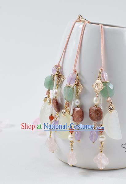 Chinese Ancient Princess Waist Accessories Traditional Hanfu Tassel Pendant for Women