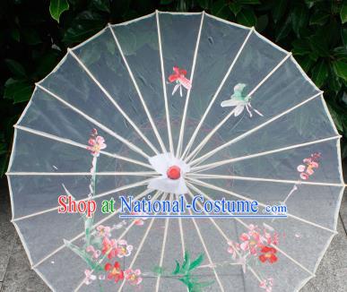 Handmade Printing Oiled Paper Umbrellas Chinese Traditional Ancient Princess Umbrella