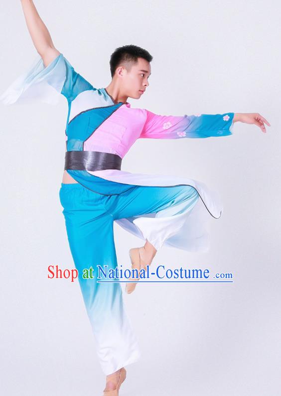 Chinese Traditional Stage Performance Costume Classical Dance Clothing for Men