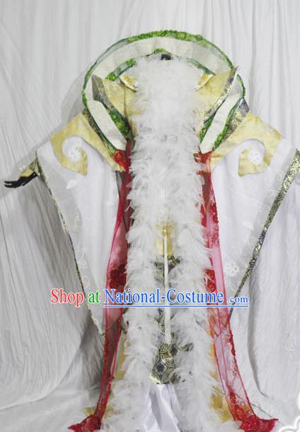 Traditional Chinese Cosplay Swordsman Hanfu Clothing Ancient Royal King Embroidered Costume for Men