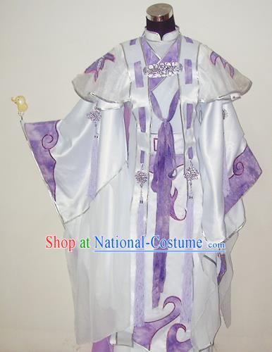 Traditional Chinese Cosplay Prince Hanfu Clothing Ancient Swordsman Royal Highness Embroidered Costume for Men