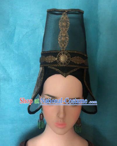 Traditional Chinese Qin Dynasty Prince Hairdo Crown Hair Accessories Ancient Nobility Childe Hat for Men