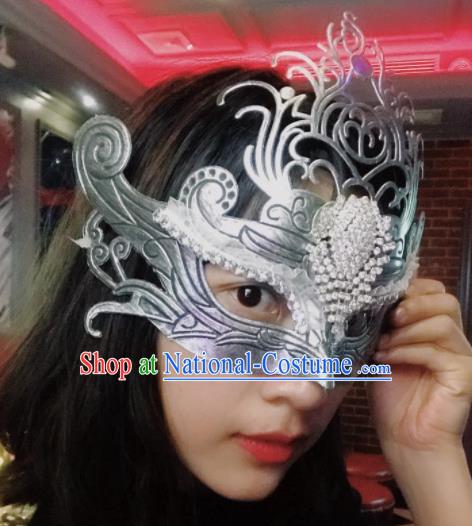 Top Halloween Stage Show Cosplay Face Mask Brazilian Carnival Catwalks Accessories for Women