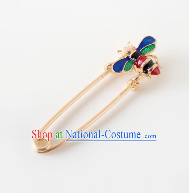 Chinese Handmade Stage Show Bee Brooch Accessories Catwalks Breastpin for Women