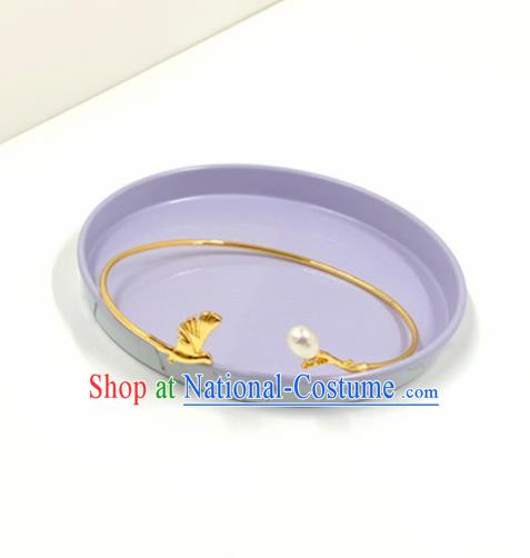 Handmade Chinese Stage Show Golden Bird Bangle Accessories Catwalks Bracelet for Women