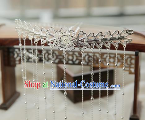 Chinese Handmade Hanfu Hairpins Tassel Step Shake Traditional Ancient Princess Hair Accessories for Women