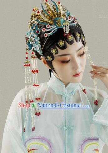 Handmade Chinese Traditional Hanfu Hairpins Phoenix Coronet Ancient Ming Dynasty Imperial Consort Hair Accessories for Women