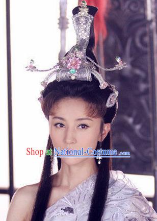 Handmade Chinese Phoenix Coronet Traditional Hanfu Hairpins Ancient Ming Dynasty Princess Hair Accessories for Women