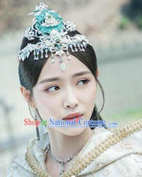 Handmade Chinese Hairdo Crown Traditional Hanfu Hairpins Ancient Tang Dynasty Princess Hair Accessories for Women