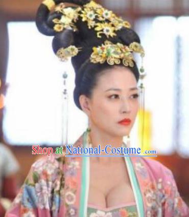 Chinese Handmade Hanfu Tang Dynasty Hairpins Traditional Ancient Imperial Consort Hair Accessories for Women