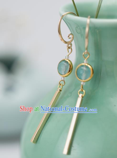 Handmade Chinese Classical Hanfu Earrings Ancient Palace Ear Accessories for Women