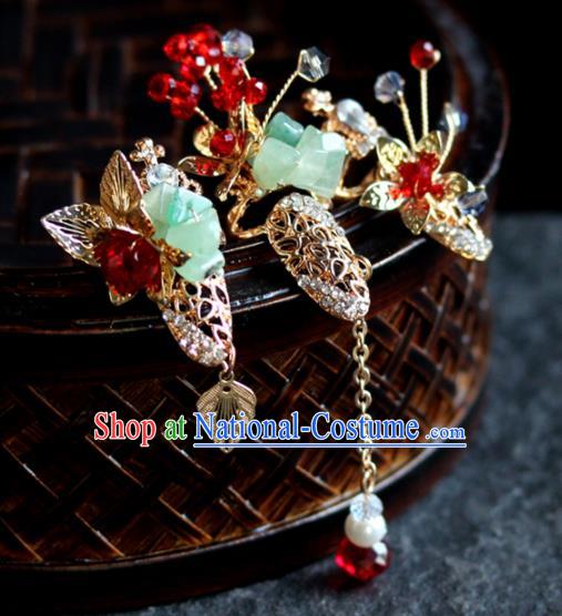 Chinese Traditional Wedding Fingernail Decoration Ancient Bride Nail Accessories for Women