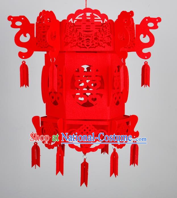 Handmade Chinese Palace Lanterns Traditional Red Lantern Ancient Ceiling Lamp