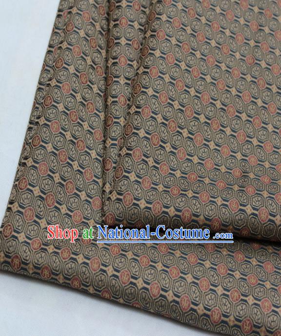 Chinese Traditional Tang Suit Fabric Royal Pattern Brocade Material Hanfu Classical Satin Silk Fabric