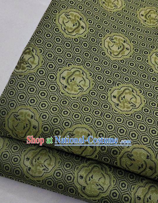 Chinese Traditional Tang Suit Satin Fabric Royal Pattern Brocade Material Classical Silk Fabric