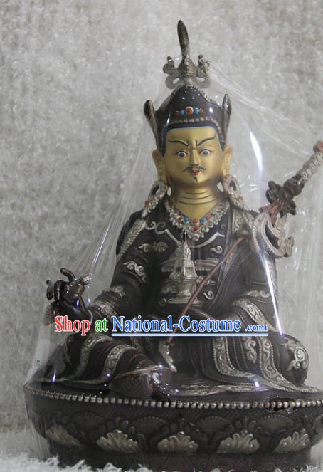 Chinese Traditional Buddhist Copper Buddha Statue Tibetan Buddhism Feng Shui Items Sculpture