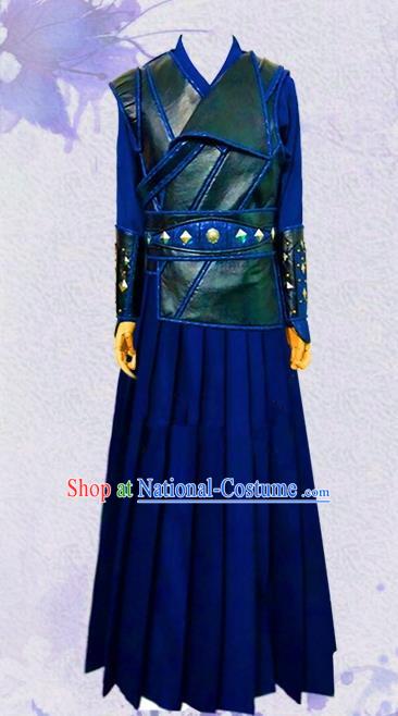 Chinese Ancient Swordswoman Hanfu Dress Traditional Female Assassin Historical Costume for Women