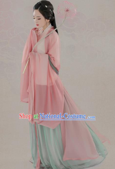 Chinese Ancient Court Princess Hanfu Dress Traditional Han Dynasty Imperial Consort Historical Costume for Women