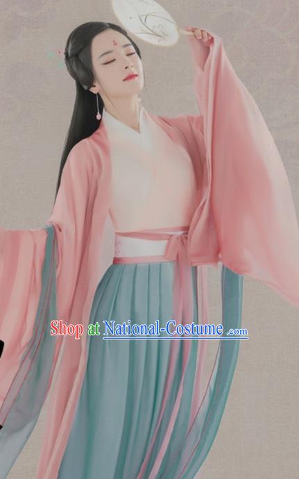 Chinese Ancient Court Princess Hanfu Dress Traditional Han Dynasty Imperial Consort Historical Costume for Women