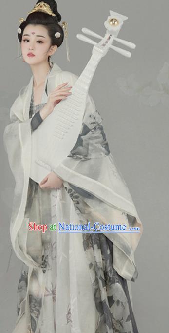 Chinese Ancient Palace Concubine Hanfu Dress Traditional Tang Dynasty Queen Historical Costume for Women