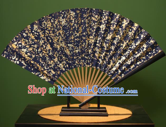 Chinese Traditional Handmade Xuan Paper Fans Classical Folding Fans for Men