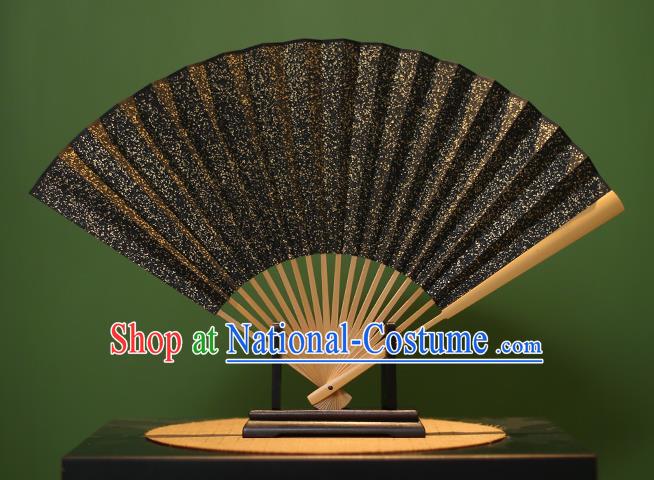 Chinese Traditional Handmade Xuan Paper Fans Classical Folding Fans for Men