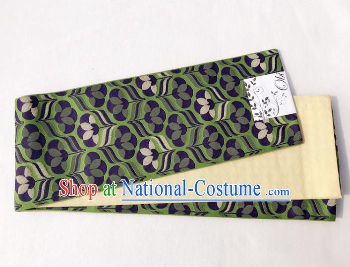 Japanese Traditional Double Side Yukata Waistband Asian Japan Handmade Kimono Belts for Women