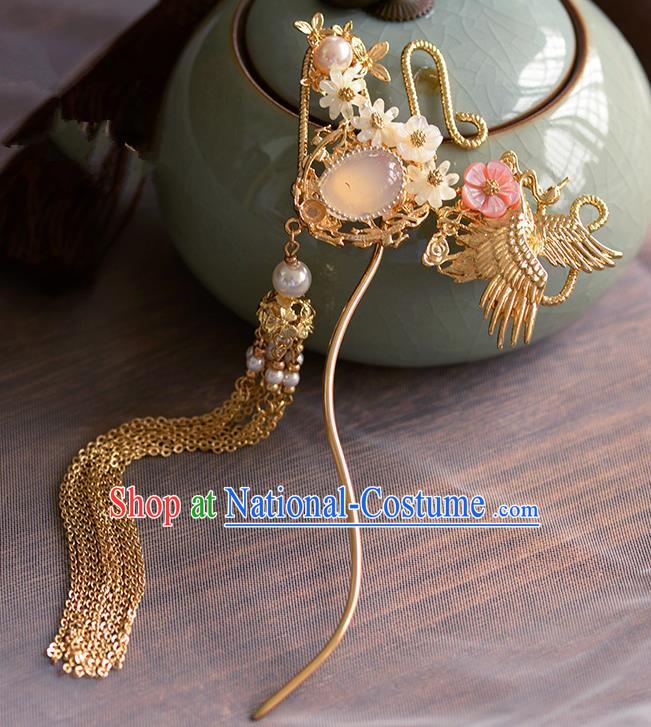 Traditional Chinese Ancient Palace Tassel Hair Clip Hairpins Handmade Wedding Hair Accessories for Women