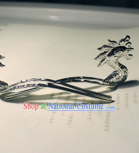 Traditional Chinese Ancient Hanfu Princess Phoenix Hairpins Handmade Hair Accessories for Women