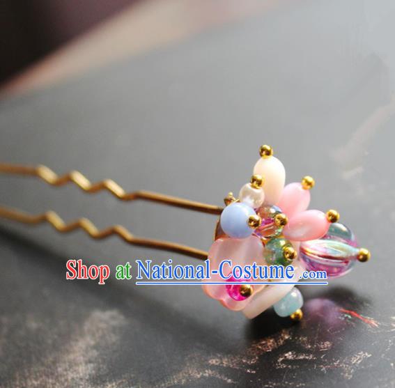 Chinese Ancient Hanfu Hair Clip Princess Hairpins Traditional Handmade Hair Accessories for Women