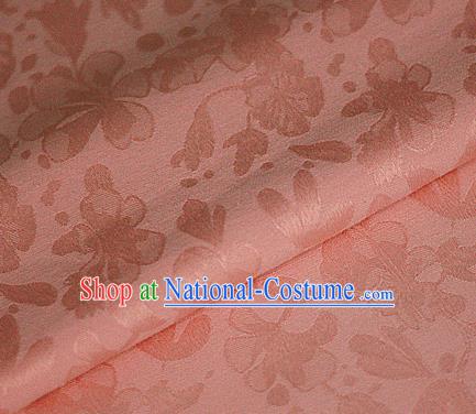 Asian Chinese Traditional Classical Pattern Pink Brocade Cheongsam Silk Fabric Chinese Satin Fabric Material