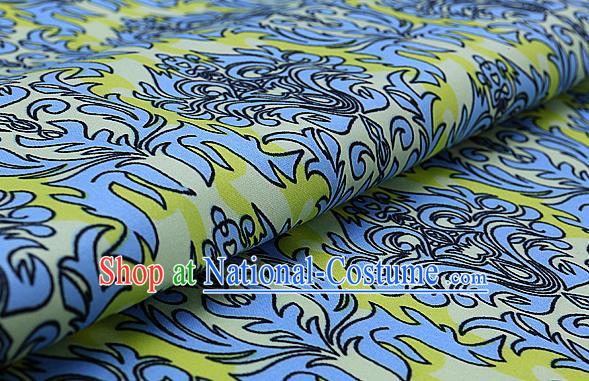 Asian Chinese Traditional Classical Pattern Brocade Cheongsam Silk Fabric Chinese Satin Fabric Material