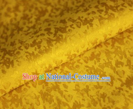 Chinese Classical Pattern Golden Brocade Cheongsam Silk Fabric Chinese Traditional Satin Fabric Material