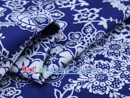 Chinese Classical Tulip Pattern Brocade Cheongsam Silk Fabric Chinese Traditional Satin Fabric Material