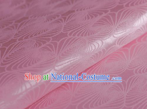 Chinese Classical Pattern Design Pink Brocade Cheongsam Silk Fabric Chinese Traditional Satin Fabric Material